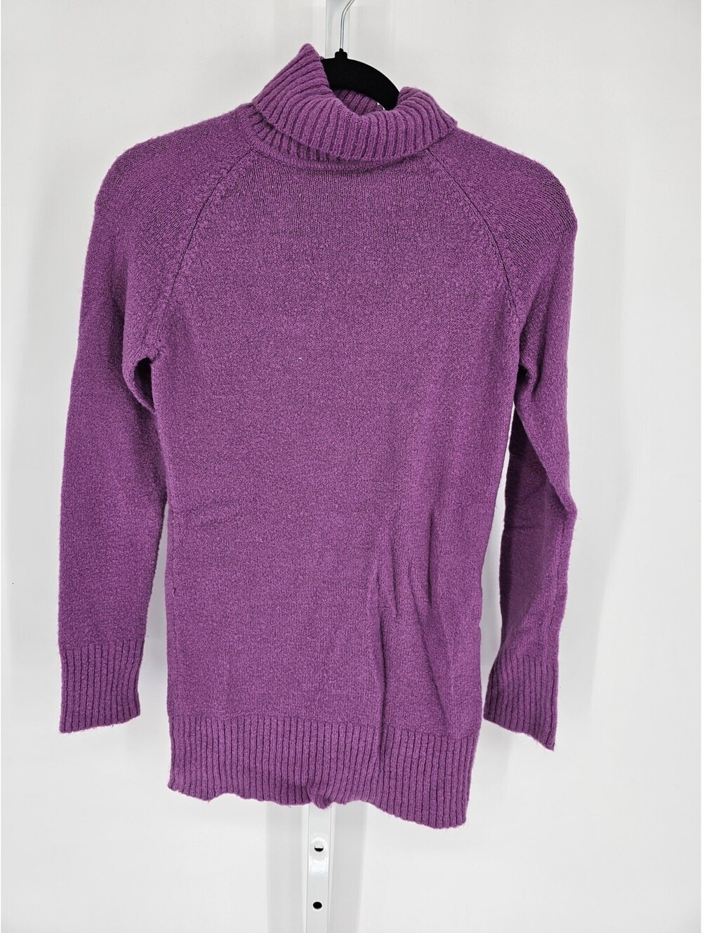 Mudd Women's Purple Turtle Neck Long Sleeve Knitted Long Sleeve Sweater Size M